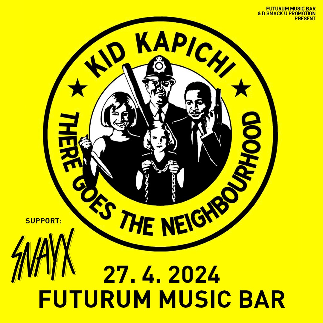 5 more weeks to see this wickid combo at Futurum. @KidKapichi + @SNAYX_UK We love it. Grab your ticket here: goout.net/cs/listky/kid-…