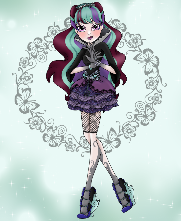 SpiderReaper91's tweet photo. A while back I wanted to draw #everafterhigh and #monsterhigh but didn't know what one I wanted to do. So, I did a #freakyfusion name based off a #monsterhighmovie. So, I would pick one random charter from each show and fuse them together. #ravenquen #twyla https://t.co/1ImudxuD50