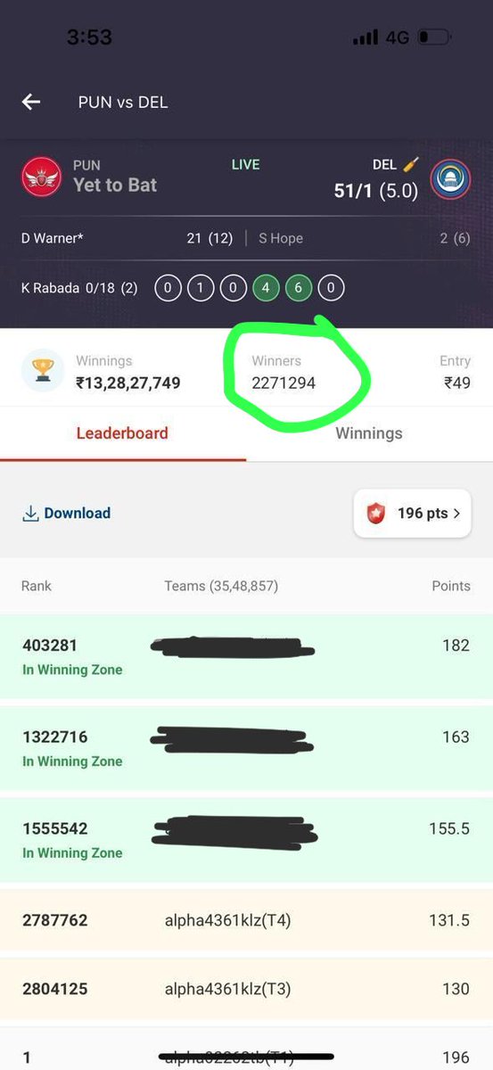 How can my11circle can even change the price. This is not fair with the playerschor nikal bata kuch aur raha hai de kuch aur raha haiYeto rules ke khilaf hai yaar please strict actions liye jae espe #my11circlefraud