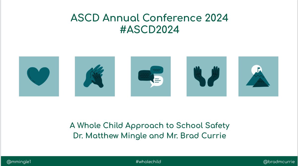Looking forward to presenting with @mmingle1 today at 3:30 PM at the Annual @ASCD Conference here in Washington, DC. #satchat