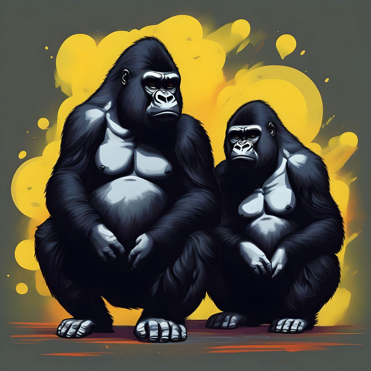 GRUMPY GORILLAS SUBMITTED TO ME!

#GrumpyGorillas_