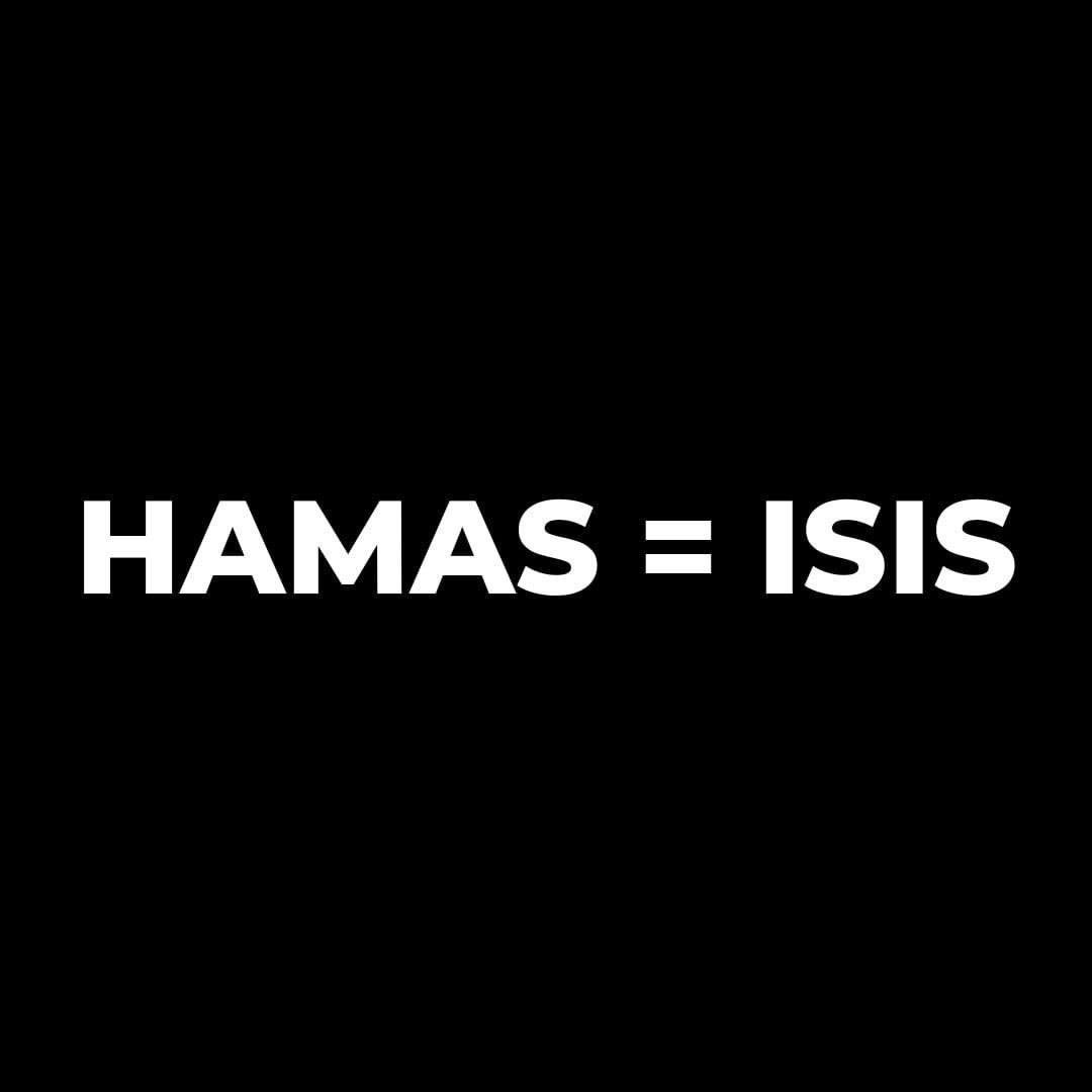 A quick reminder #HamasisISIS