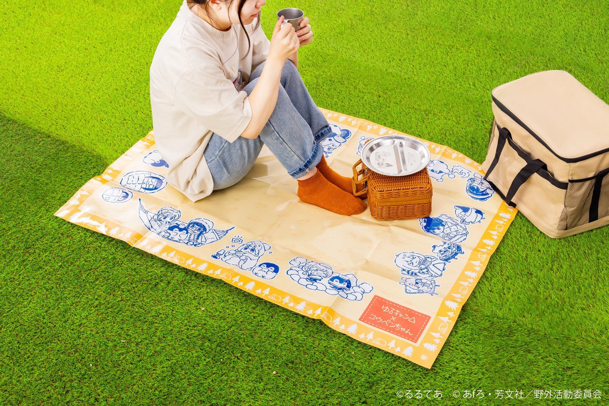 🏕️ゆるキャン△×コウペンちゃん🍀 明日3/24(日)から新商品のレジャー
