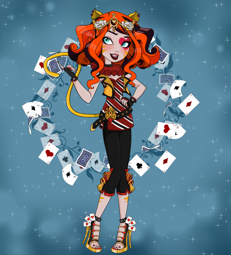 SpiderReaper91's tweet photo. #Lizzyhearts and #toraleistripe became an awesome #freakyfusion. Though I wish I made her tail orange like her hair. #monsterhigh #everafterhigh https://t.co/Bbc6Ij46oF