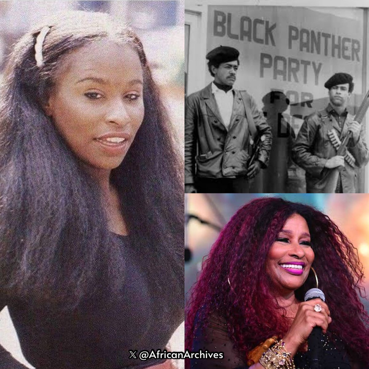 At 16, Yvette Stevens joined the Black Panther Party. She was responsible selling the Black Panther newspaper & helping start the free breakfast program for children. You might know her by another name: CHAKA KHAN! Happy 71st Birthday to Grammy Award winning singer Chaka Khan!