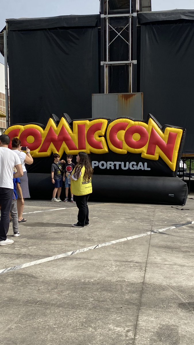 It took me an hour to get in, but I finally arrived 💫
#ComicConPortugal