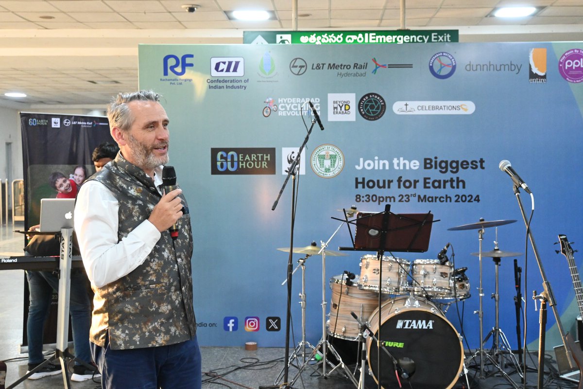 Thank you <a href="/UKinHyderabad/">Gareth Wynn Owen</a> Mr Gareth Wynn Owen, British Deputy High Commissioner for sharing your wonderful thoughts <a href="/LTMetroRailHyd/">L&T Metro Rail Hyd</a> <a href="/paddukonisetti/">Padmaja</a> <a href="/AkbarWWFIndia/">Shaik Akbar</a> <a href="/Ravi_1836/">🇮🇳 Ravi #GreaterHyderabadActiveMobility</a> <a href="/WWFINDIA/">WWF-India</a>