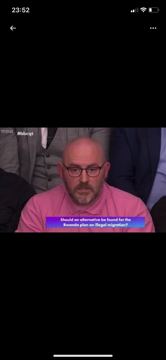 BREAKING... Shocking (pink) transcript released from #bbcqt director's dialogue into #FionaBruce's earpiece:
'Ready, Fi? Enough of the lefties. Next go to a bigot from #AlisonFullerPedley's gang. Choose anyone in a pink shirt or with a pink accessory. Can't go wrong, hun.'