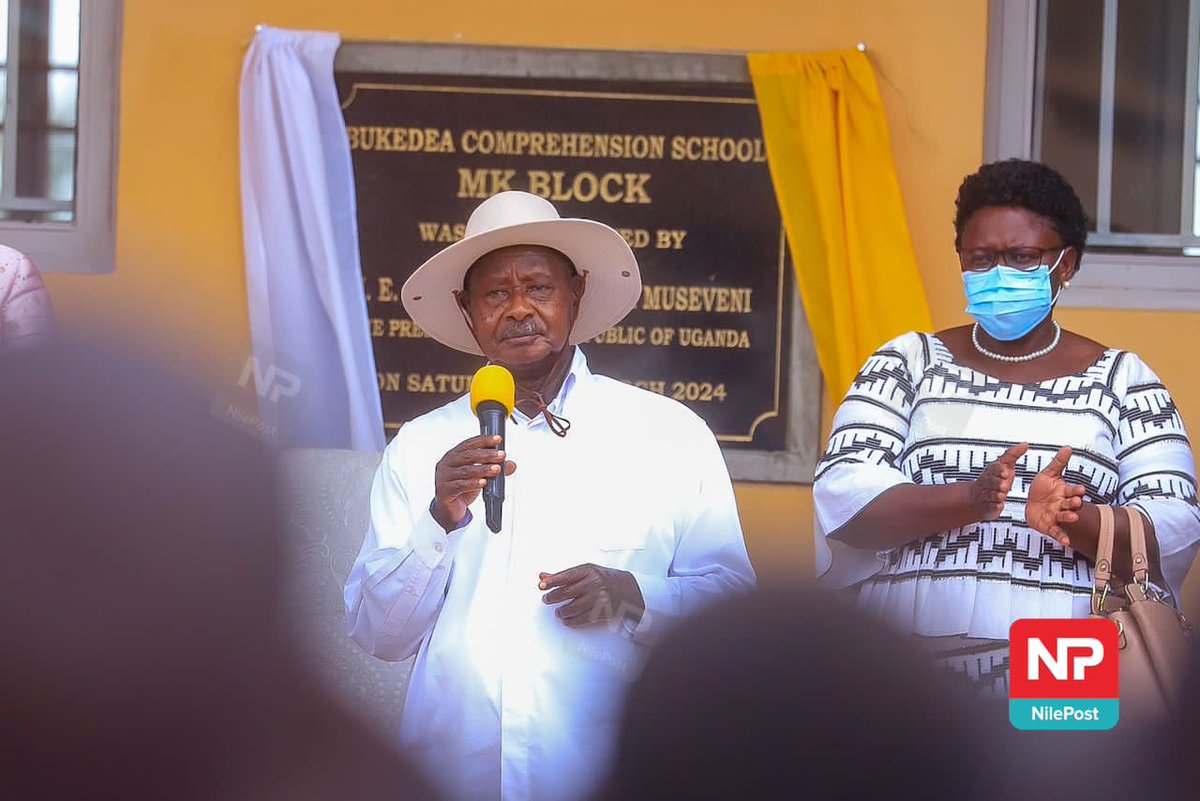 New block at Bukedea Comprehensive School named after Gen. Muhoozi Kainerugaba visit. Its named MK BLOCk. It is officially opened today by President Museveni. Thanks to our Gen Muhoozi for being patriotic towards his country.