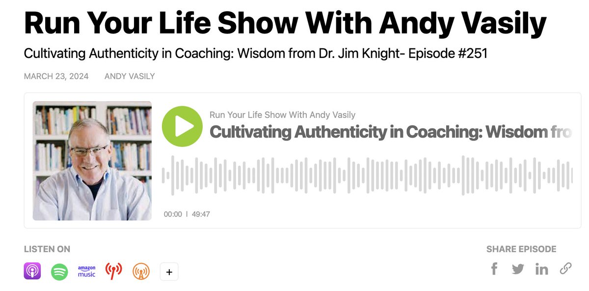 Join me in an insightful conversation w/ @jimknight99, the mind behind Instructional Coaching Group (ICG), as we delve into the world of professional learning and instructional coaching. This is the 4th time Jim has come on my podcast and I always appreciate our discussions.…