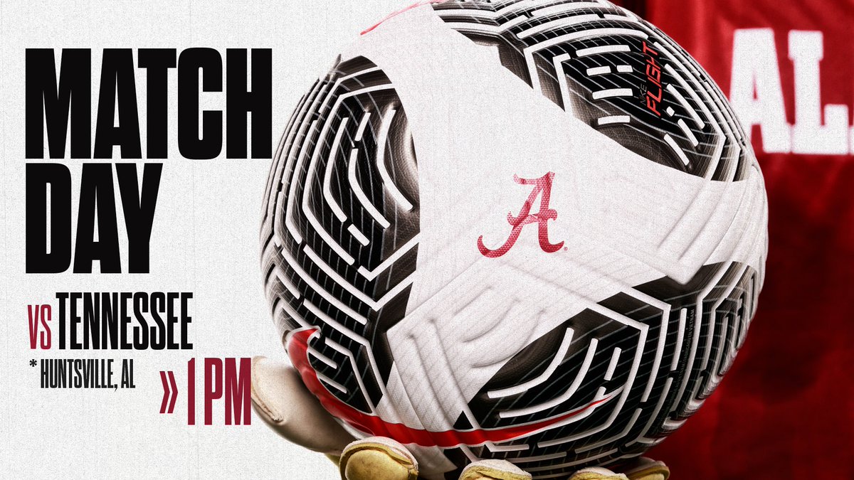 Match Day in Huntsville! Join us as we face Tennessee in the Rocket City Spring Shootout‼ 🆚Tennessee 📍Huntsville, Ala. 🕐1 p.m. CT 🎫bit.ly/43xvmDA #RollTide