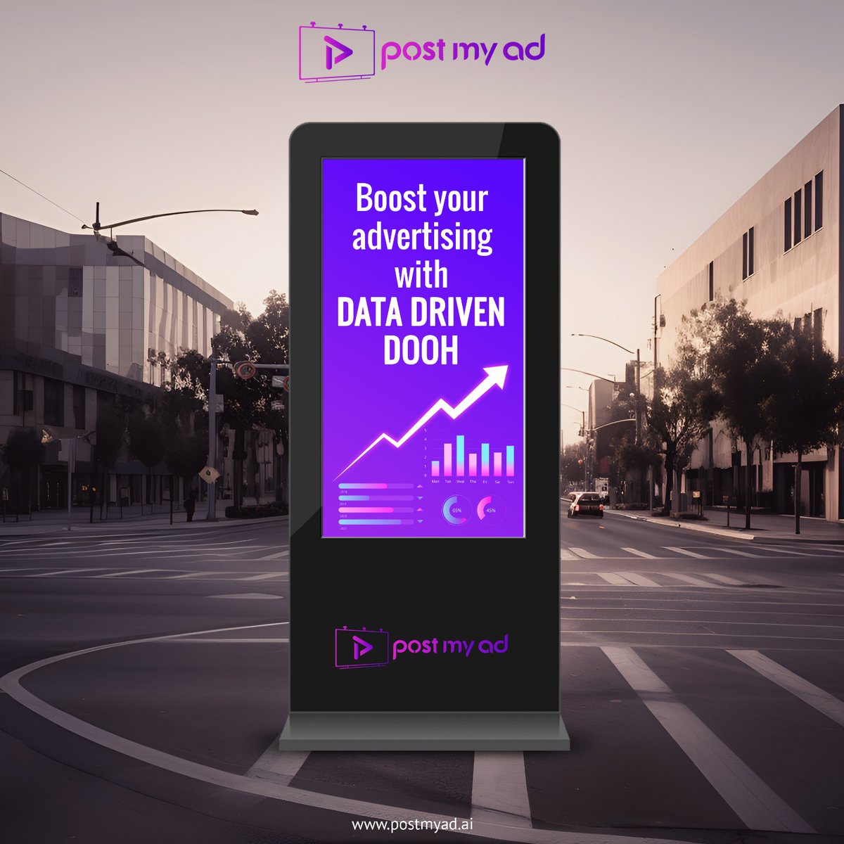 PostMyAd_AI's tweet image. Revolutionize your advertising strategy with Data-Driven DOOH – Post My Ad believes that every impression counts!
.
.
.
.
#DataDrivenDOOH #AdvertisingRevolution #ImpressionMatters #PostMyAd #TargetedAds #DynamicContent #DigitalTransformation #InnovativeAdvertising