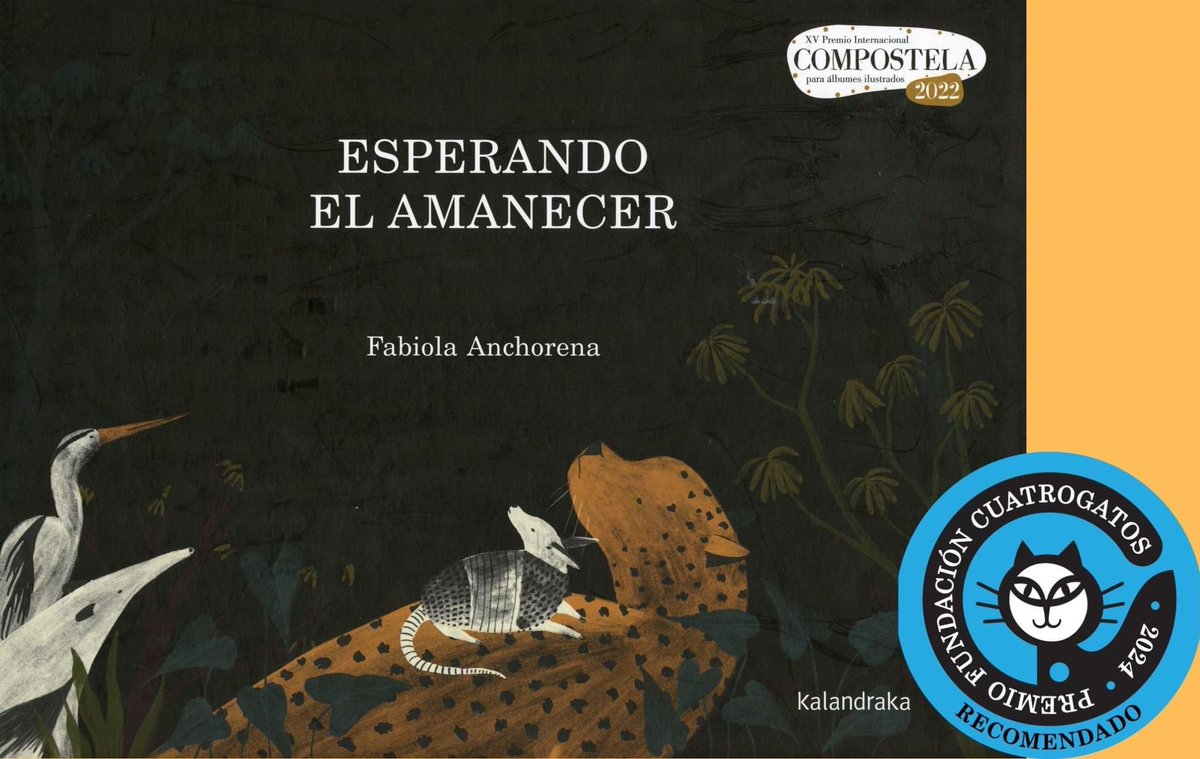 Desde las voces de los animales que huyen de un incendio forestal en dramático tropel, Fabiola Anchorena se propone sensibilizarnos con ese tipo de tragedia ecológica e invitarnos a amar y proteger los bosques. “Esperando el amanecer” es un álbum publicado en por Kalandraka.