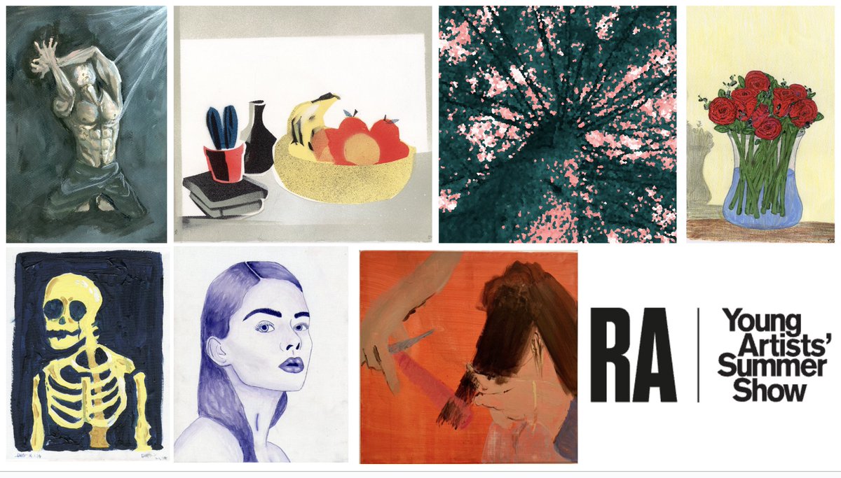 A selection of the <a href="/royalacademy/">Royal Academy</a> Young Artists' Summer Show entries from our VA bursary students. We're so proud of the talent on display!
