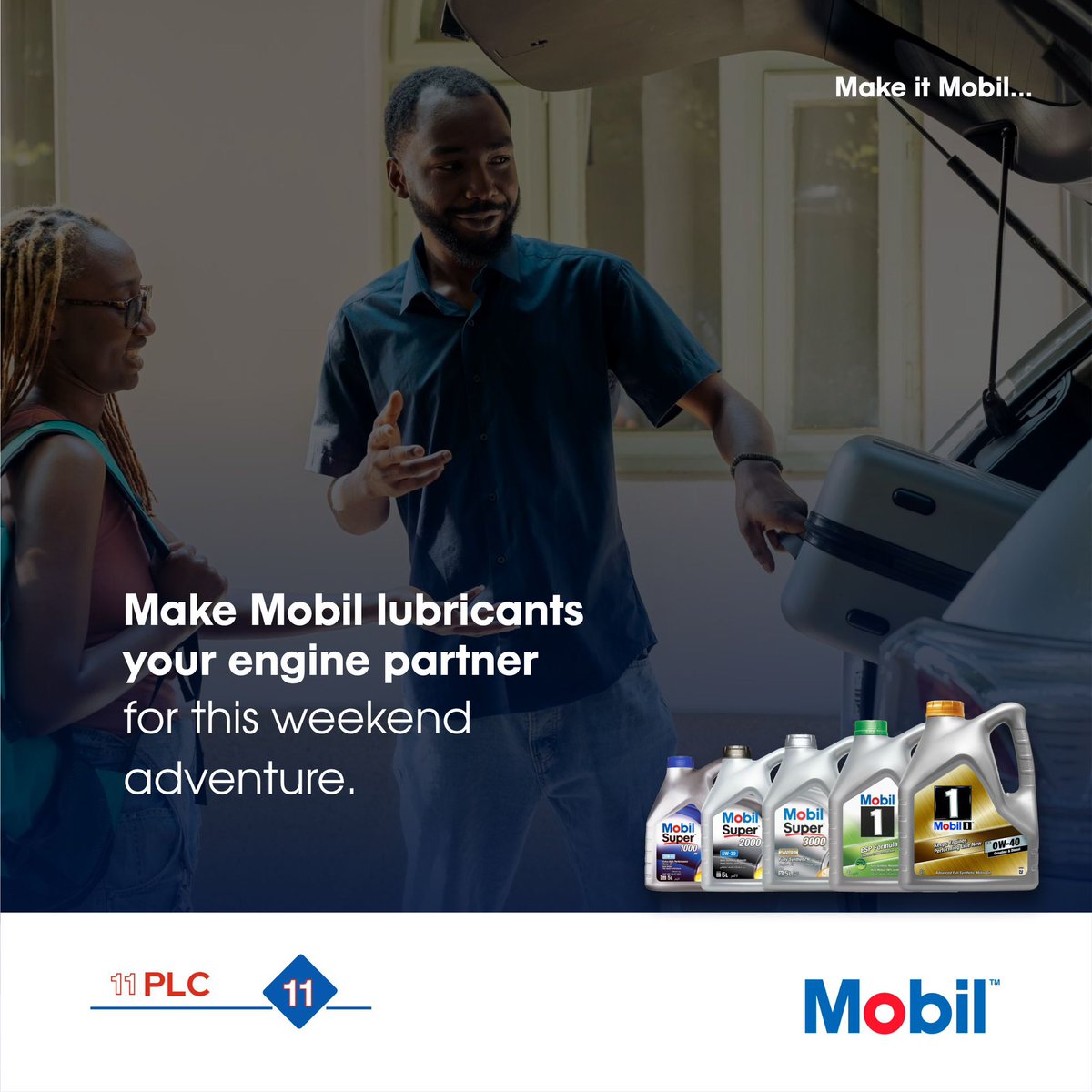 Make Lubricants you go to Lubricants for your weekend adventures.

#weekendadventures #enginecare #PerformanceBoost #driveconfindently #MobilLubricants #mobilinnigeria