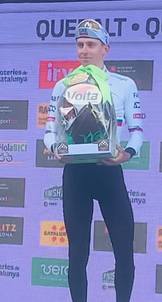 DolceriaP's tweet image. Guanyador de la sisena etapa de la @voltacatalunya ha sigut @tadejpogacar 
I de premi ha rebut un gran Ou de Pasqua!
Gràcies a @ajuntamentberga i @ccbergueda per la confiança.
Quin gran dia avui!