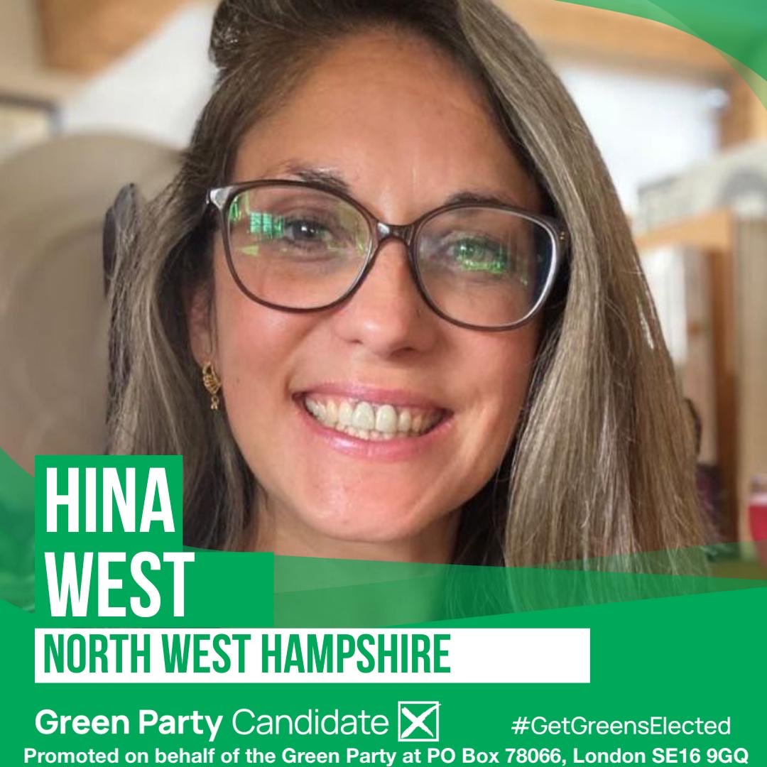Introducing the Test Valley Green Party candidate for NW Hants. Go Hina