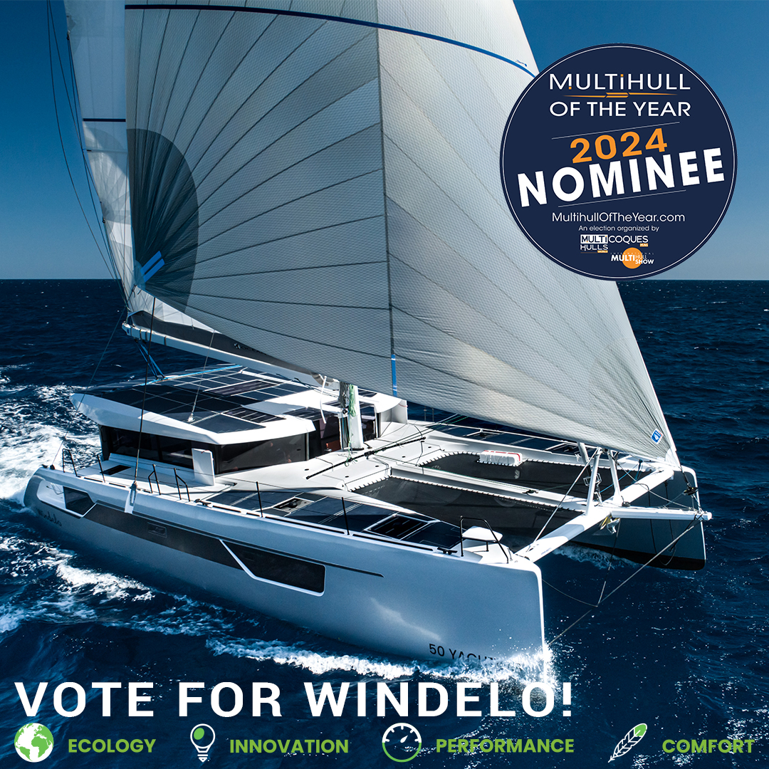 The #NewWindelo50 is nominated for the #MultihullOfTheYear2024 in the “Sail Performance” category award! They ARE #PerformanceCruisers designed by sailors for keen #sailors who love exploring & discovering faraway places.

Only your votes count! 👉 multihulls-world.com/110/the-multih…