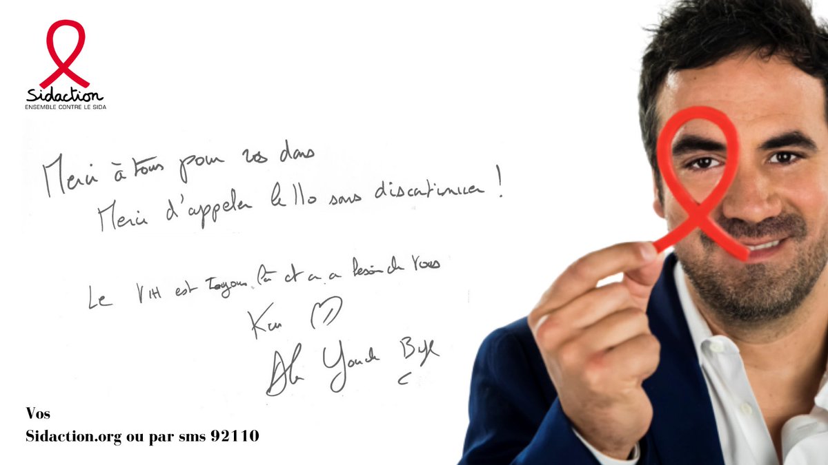 Merci à tous pour vos dons au <a href="/sidaction/">Sidaction</a> , Merci d'appeler le 110 sans discontinuer ! Le #vih est toujours là et on a besoin de vous .  Sms 92110 ou Sidaction.org 
#Dons #vih #Sidaction2024
