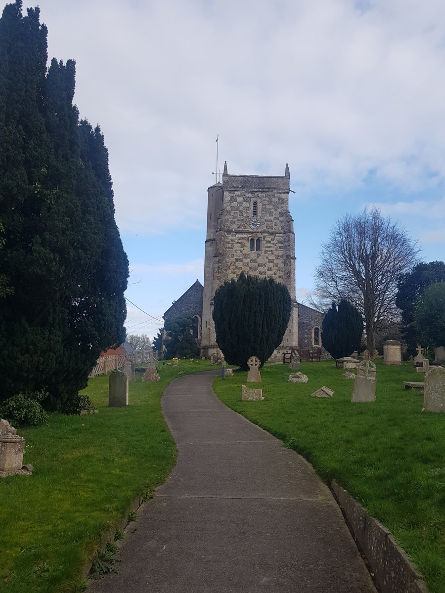 Guess what! Yet another All Saints on the #AvonScamper2024. This time the church of All Saints Durrington. On a thin strip of raised land and dotted with Yew, this is another tricky one to photograph #AllSaintsDurrington