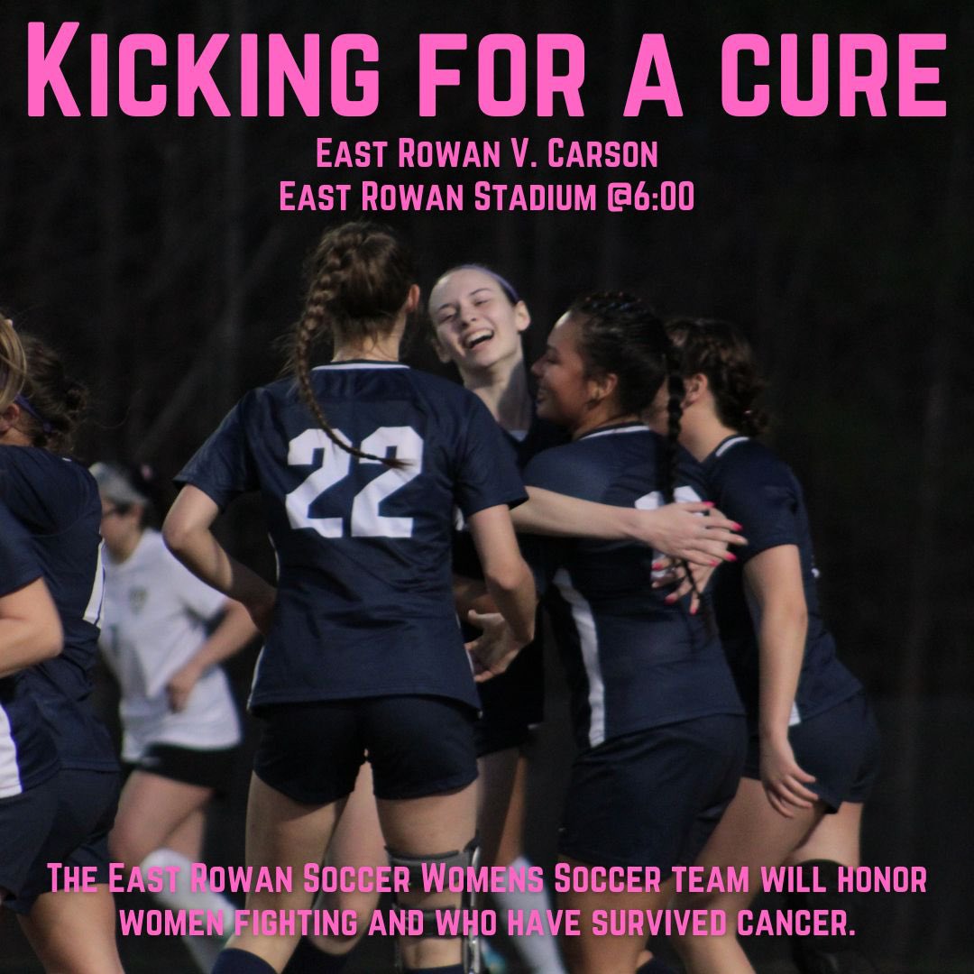 The team will be honoring fighters and survivors of cancer. If you are or know someone who would like to walk onto the field with the starters please fill out the form below! tinyurl.com/ERHSKickingFor…