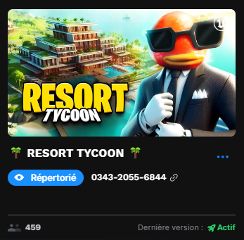 nothere_dev's tweet image. RESORT TYCOON TO THE SKY !?
Try it now : 0343-2055-6844
#FortniteChapter5 #FORTE #FortniteCreative #UEFN