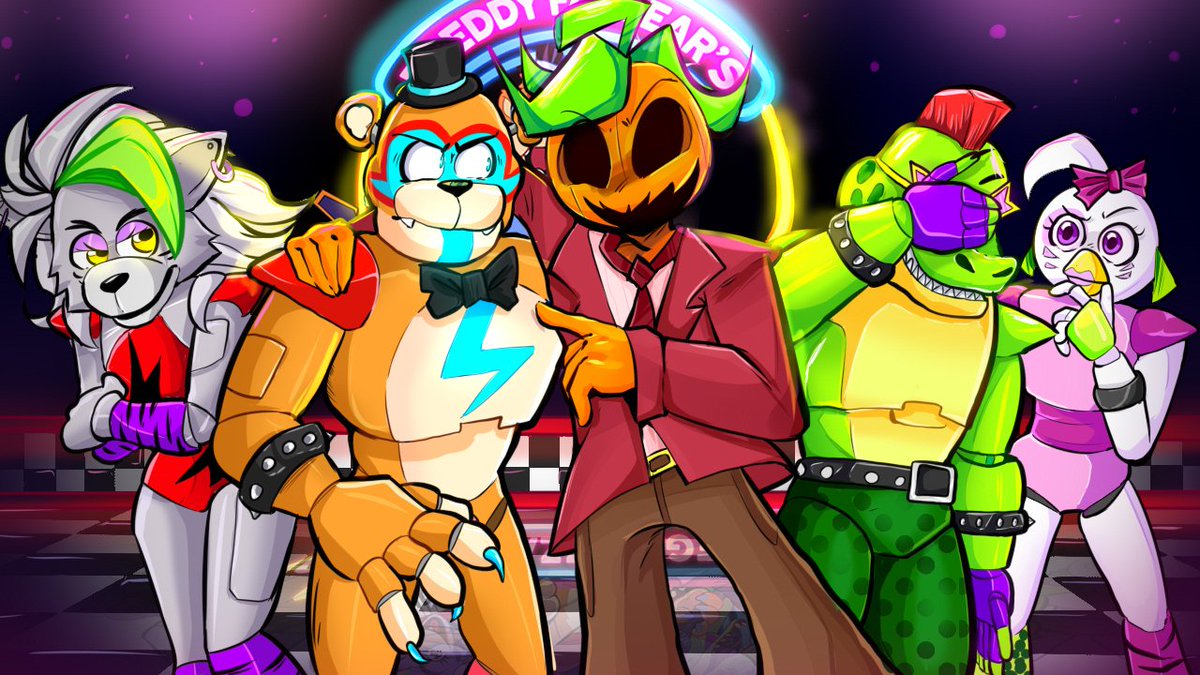 Me he pasado por el Pizzaplex para saludar a mis colegas de Security Breach (están encantados de verme)