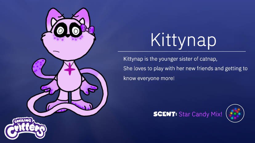 The_Pizza_God_'s tweet photo. YOOOOO PIZZA GOD UPDATED KITTYNAPS REDESIGN??????

Yep and I updated her relationship chart. Not going to lie she looks better this way #SmilingCrittersAU #SmilingCrittersOC #Kittynap https://t.co/fzHTFG41oP