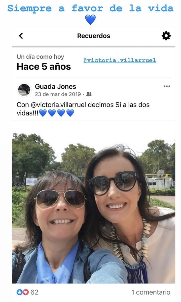 Victoria Villarruel en 2019 marchando a favor de la vida💙

@VickyVillarruel @AbogadosVida