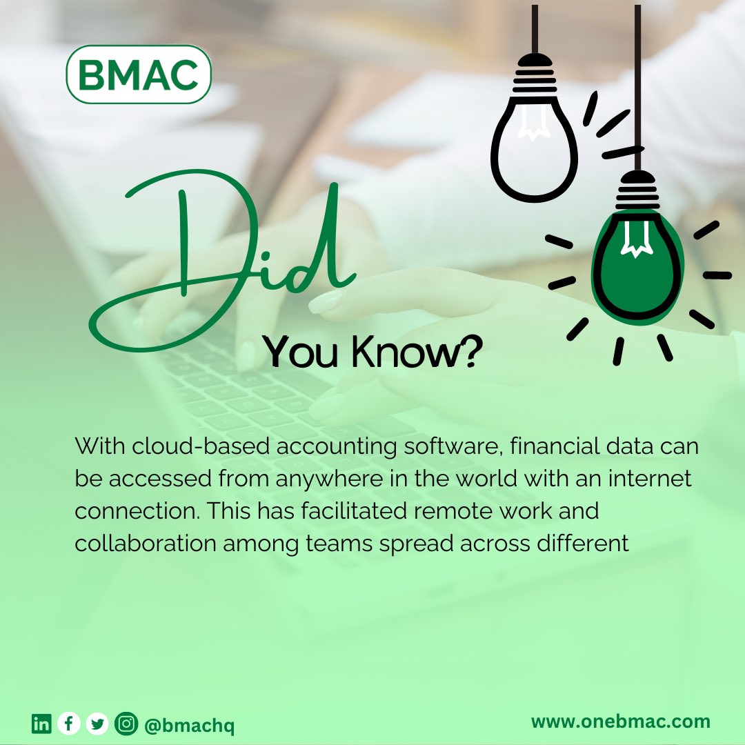 BMAChq's tweet photo. Access your data anytime, anywhere with BMAC Accounting. Say hello to freedom and flexibility in managing your business. 

Ready to take your business to new heights with BMAC Accounting? Click the link in our bio or send us a dm to learn more and start your free trial today. https://t.co/wZFKfiJ0Ht