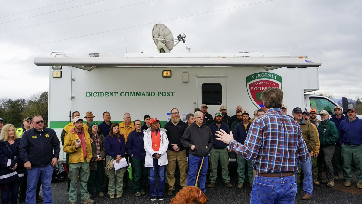 Thank you to the amazing men and women who are working to protect Page County. We received rain overnight, but there's still a lot of work to be done, and I ask everyone to stay safe and keep praying.