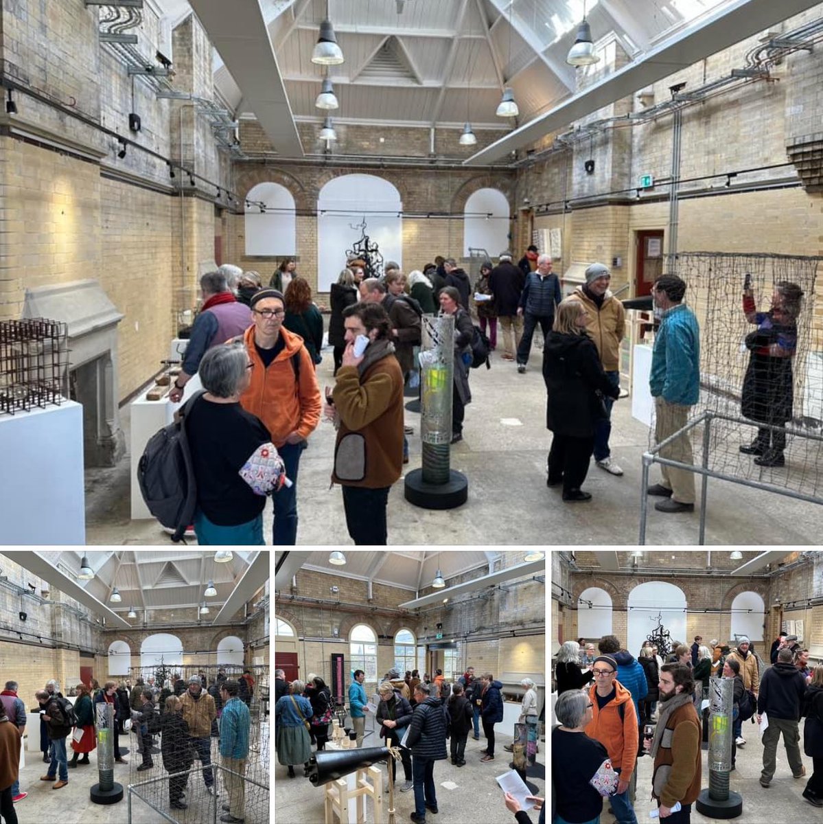 OPOArtspace's tweet photo. Great turnout for the opening of MATERIAL TRUTHS – Exploring the Substance of Sculpture 

Work by 22 North of England and Scottish Members of the Royal Society of Sculptors

This is definitely one not to be missed!

23rd March – 21st April 
Thurs – Sun 11am – 4pm 
Admission Free https://t.co/LHzQAI9A1L