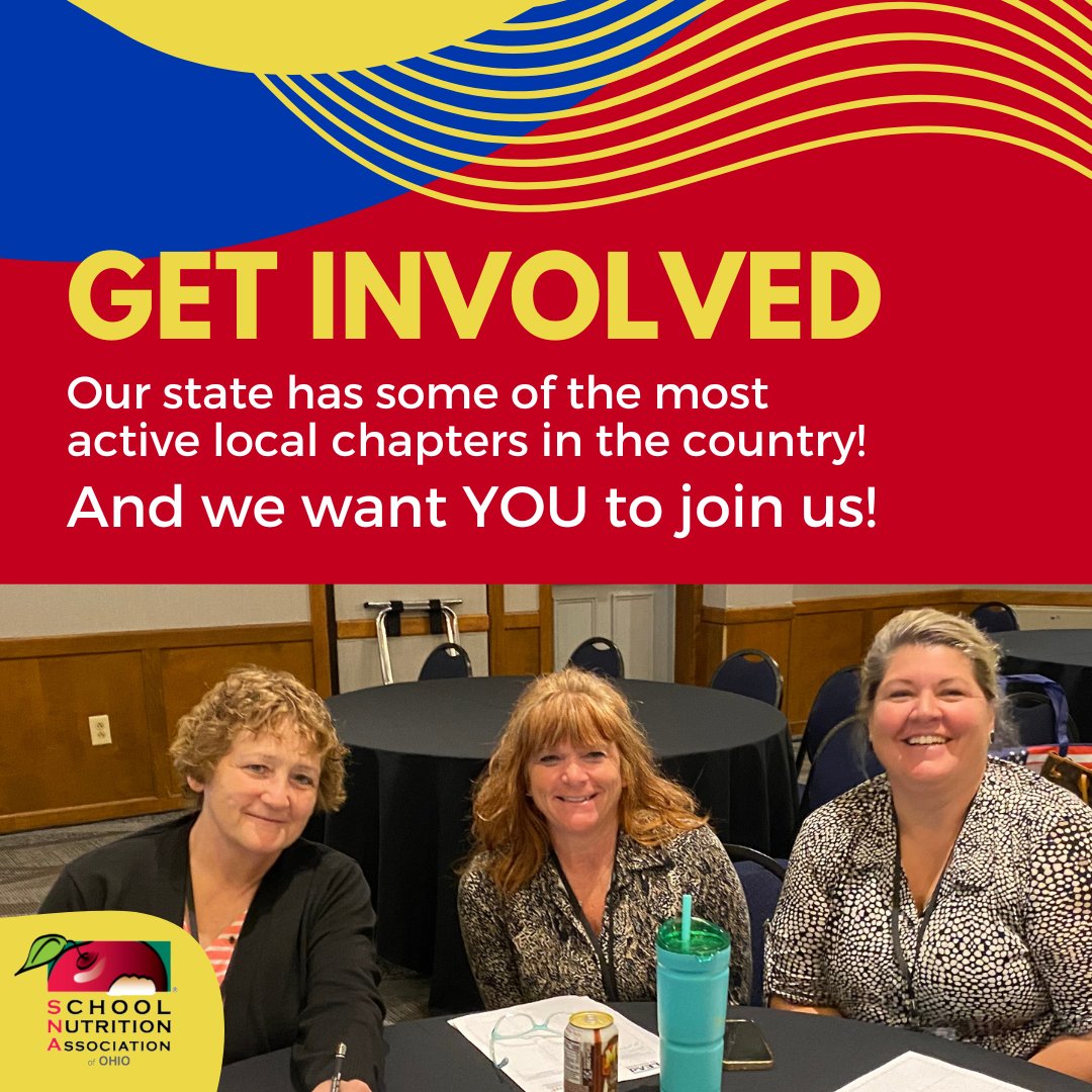 From networking opportunities to scholarships, chapters are a great way to get involved with school nutrition professionals in your community! 🌐 Learn more about our local chapters here ➡️ snaohio.org/LocalChapters.… #SNAofOhio #Ohio #schoolnutritionassociation #schoolnutrition