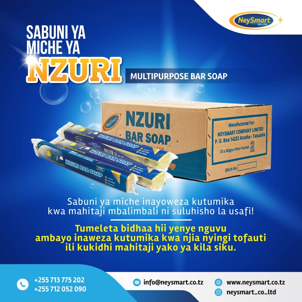 Sabuni ya miche inayoweza kutumika kwa mahitaji mbalimbali ni suluhisho la usafi! Tumeleta bidhaa hii yenye nguvu ambayo inaweza kutumika kwa njia nyingi tofauti ili kukidhi mahitaji yako ya kila siku. #SabuniMpya #Nzuri #MatumiziMengi #UzuriWaAsili