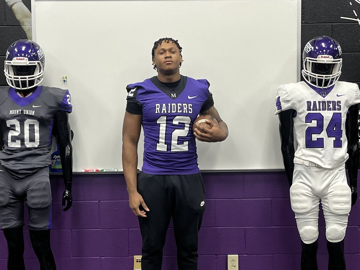 ReighnLowery's tweet image. I would like to thank @Coach_allendl @CoachKyleMiller for the opportunity and offer to play at mount union university, Go raiders ‼️