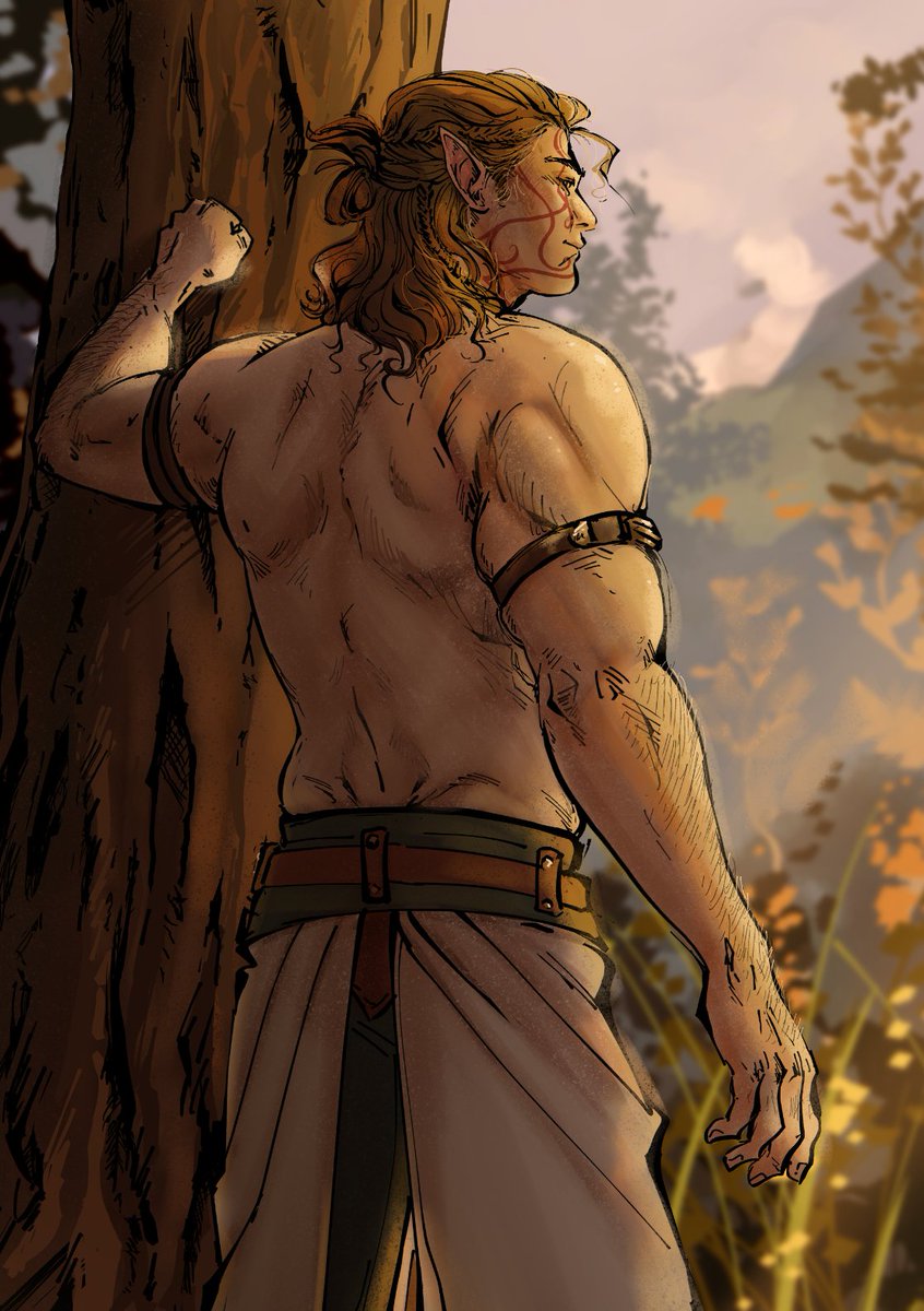 Badassassassin's tweet photo. It's not my fault. You came with her, but she might leave with me.

#Halsin #BaldursGate3 
This one is for Dave, stay liking those tweets bestie. https://t.co/A3tdzk6gOH
