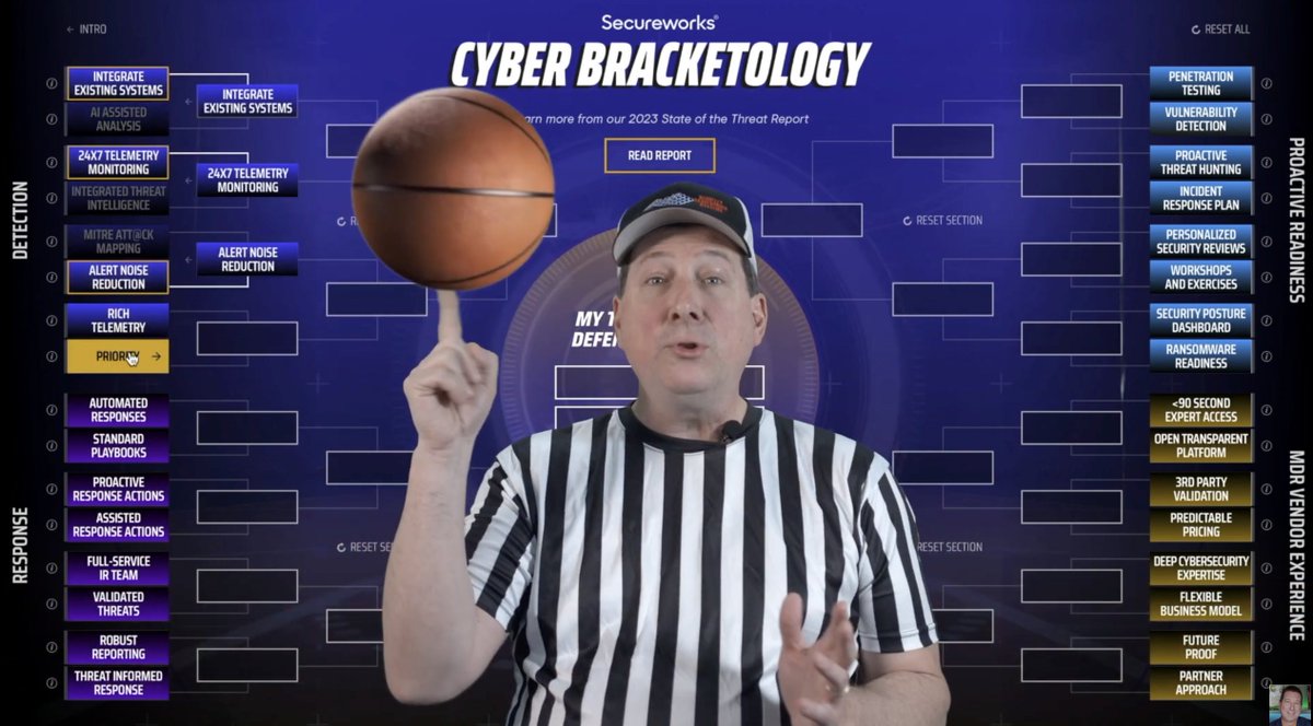 SecureWorks #CyberBracketology … give it a spin  youtu.be/_5iOM8RzKQ4?si… #Secureworks #cybersecurity #Detection #CTU #Ransomware #ThreatIntelligence  @Secureworks @Natasha_D_G @bvsystems