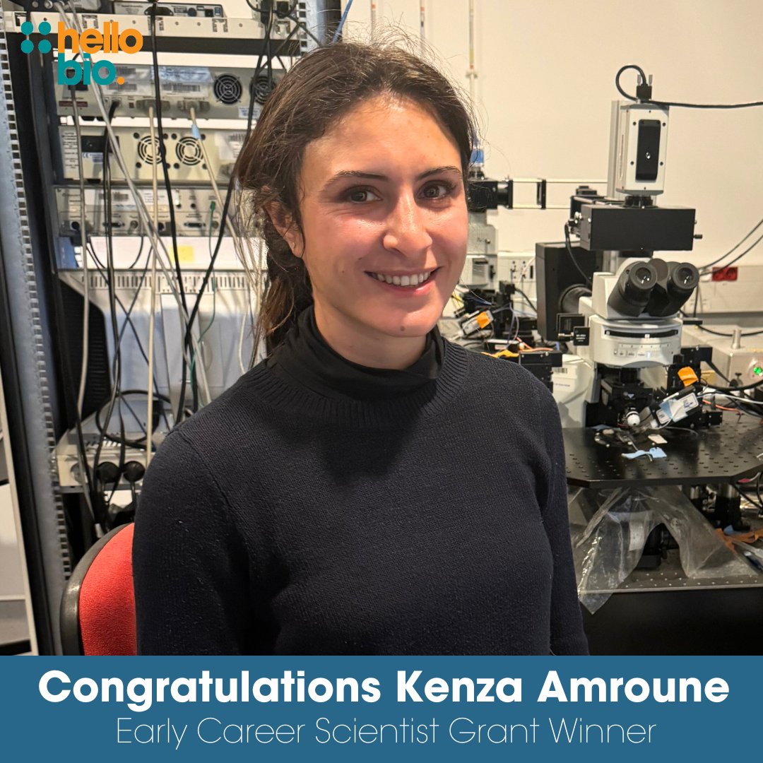 Congratulations to @KenzaAmroune - the latest winner of our $500 Early Career Scientist Grant! 🎉

Find out how PhD student Kenza plans to spend her $500 grant & apply for next month's grant here: ow.ly/TtWO50QYzxx

#lifescience #earlycareerscientist #sciencefunding #ECSG