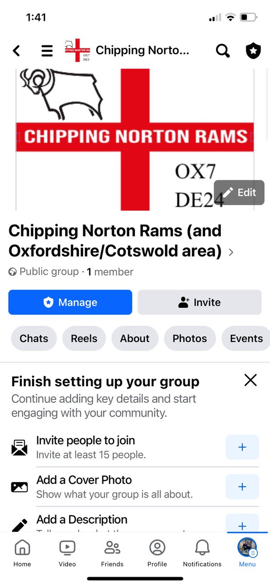 Just created a facebook Group for any Oxfordshire/Cotswolds rams. 
#dcfc #dcfcfans #derbycounty #chippingnorton #oxfordshire #cotswolds 

facebook.com/share/1N4cFKip…