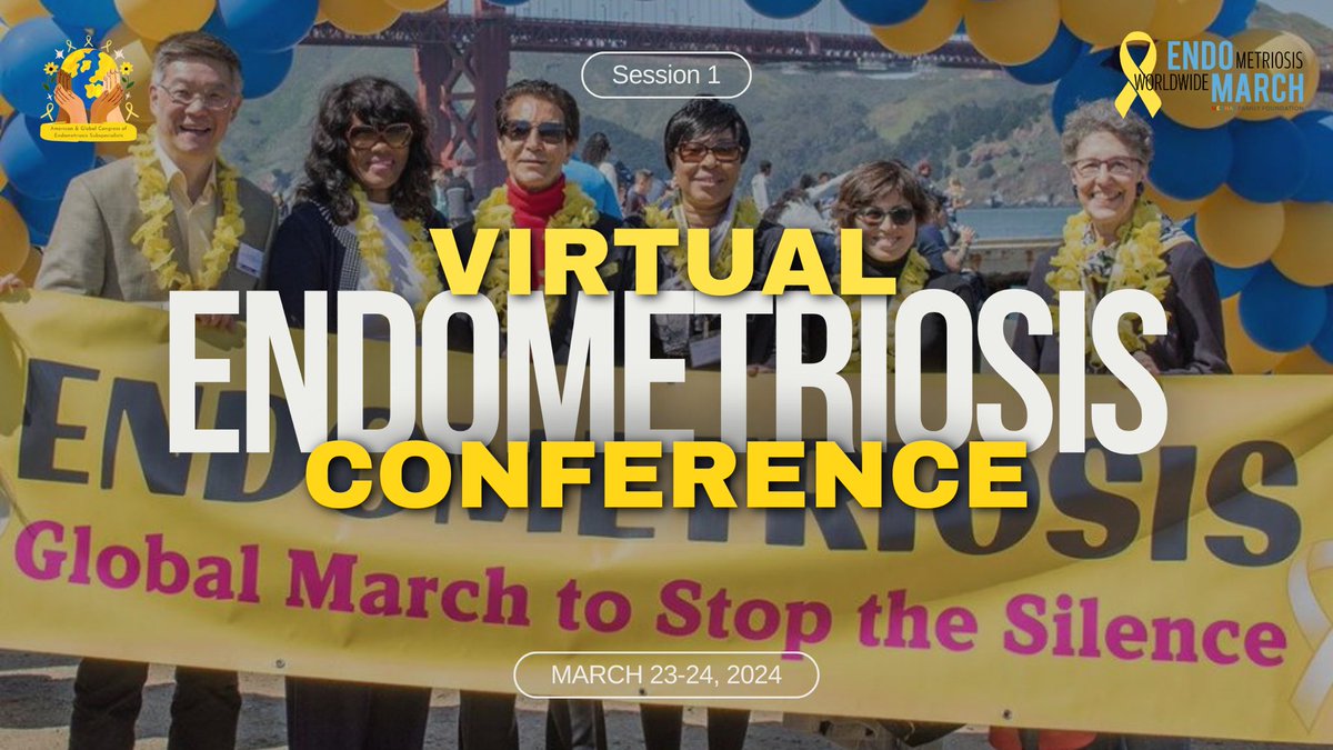 Join us LIVE NOW on YouTube for Session 1 of the Virtual Endometriosis Conference! Forward we go! 🎗️ youtube.com/live/lPC4U1KjU… #EndoMarch2024