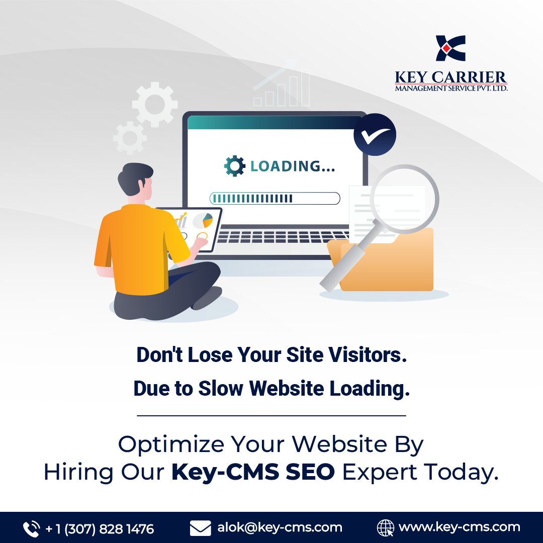 Speed matters! Research reveals that a slow-loading site can cost you visitors and revenue. Don't miss out! Optimize your site's performance with top-notch SEO services from Key CMS.

#KeyCMS #SEOSolutions #OptimizeYourSite #MaximizeRevenue #SEO #OptimizeNow
