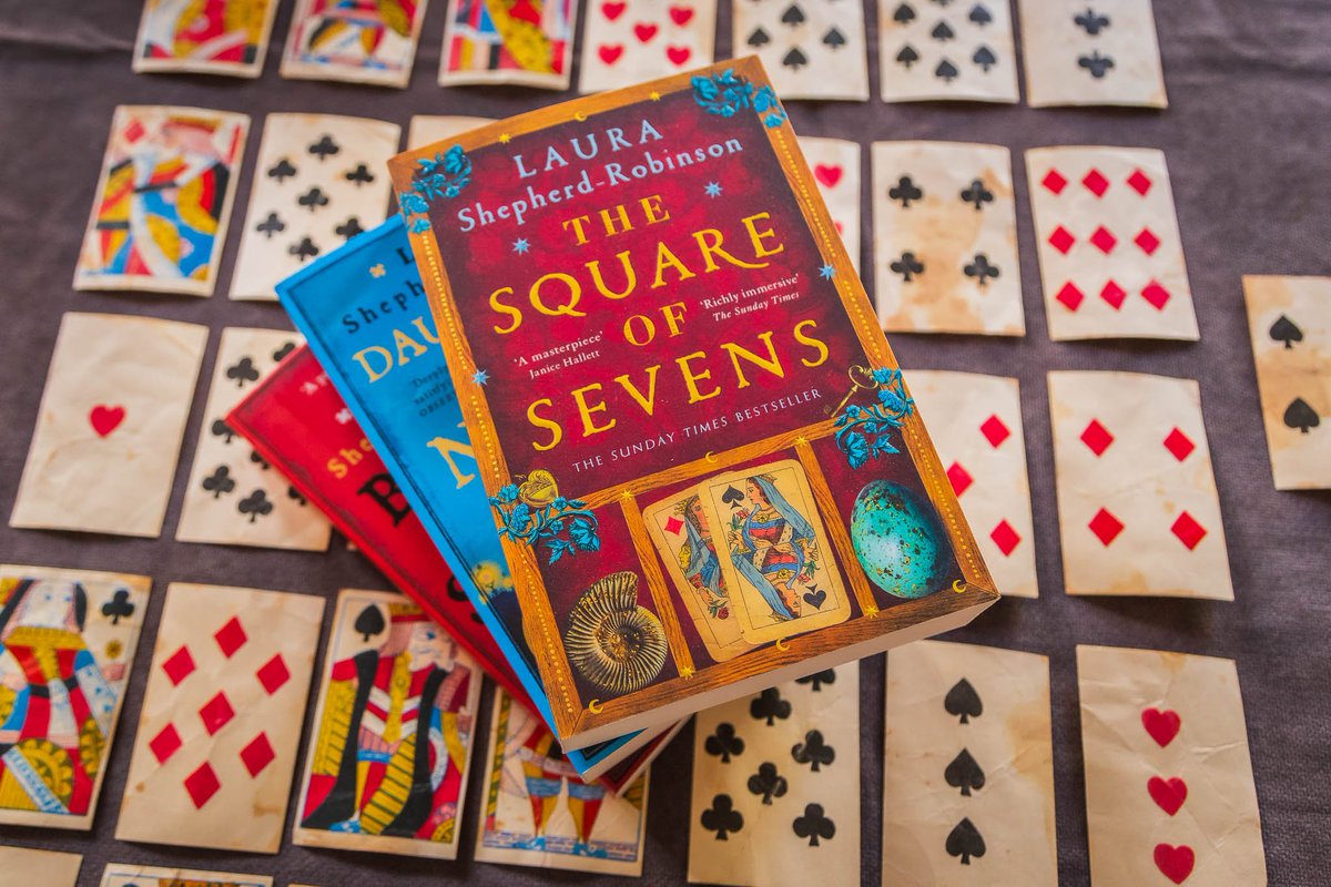 To celebrate the paperback publication of my Sunday Times bestselling novel THE SQUARE OF SEVENS, I am giving away a signed copy, together with signed copies of my first two books, BLOOD &amp; SUGAR and DAUGHTERS OF NIGHT. Follow and retweet to enter. #giveaway #competition #books ♥️