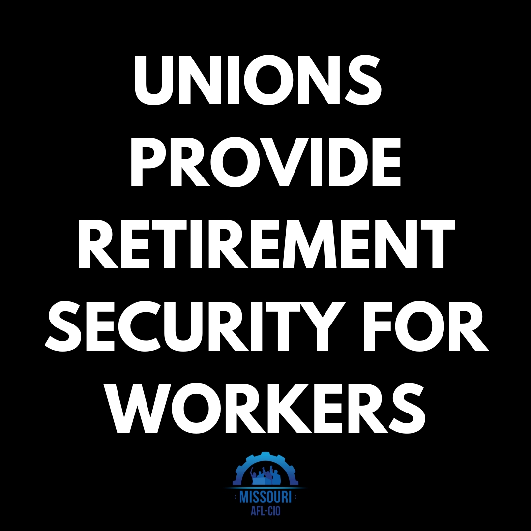 #Union members save more for retirement than non-union workers in the same industry, #GoUnion for superior benefits and wages! #1u #UnionStrong #UnionJobs