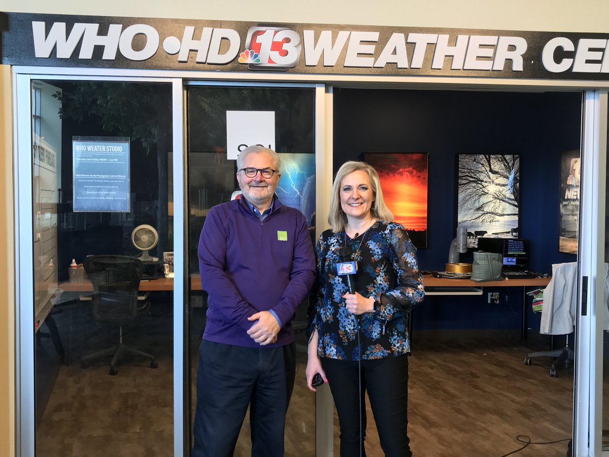 Happy World Meteorology Day! Today, we're especially grateful for our partners at WHO 13. Did you know Channel 13 meteorologists broadcast the weather live from inside our very own 'What on Earth' exhibit?
