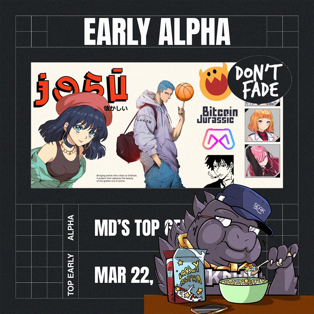 Top of the Morning ☀️

Time for some Saturday morning cartoons and cereal. 🥣

Some FIRE 🔥 projects have surfaced. Let's go over some early alpha. 👇🏽

MD's Early Gems 💎