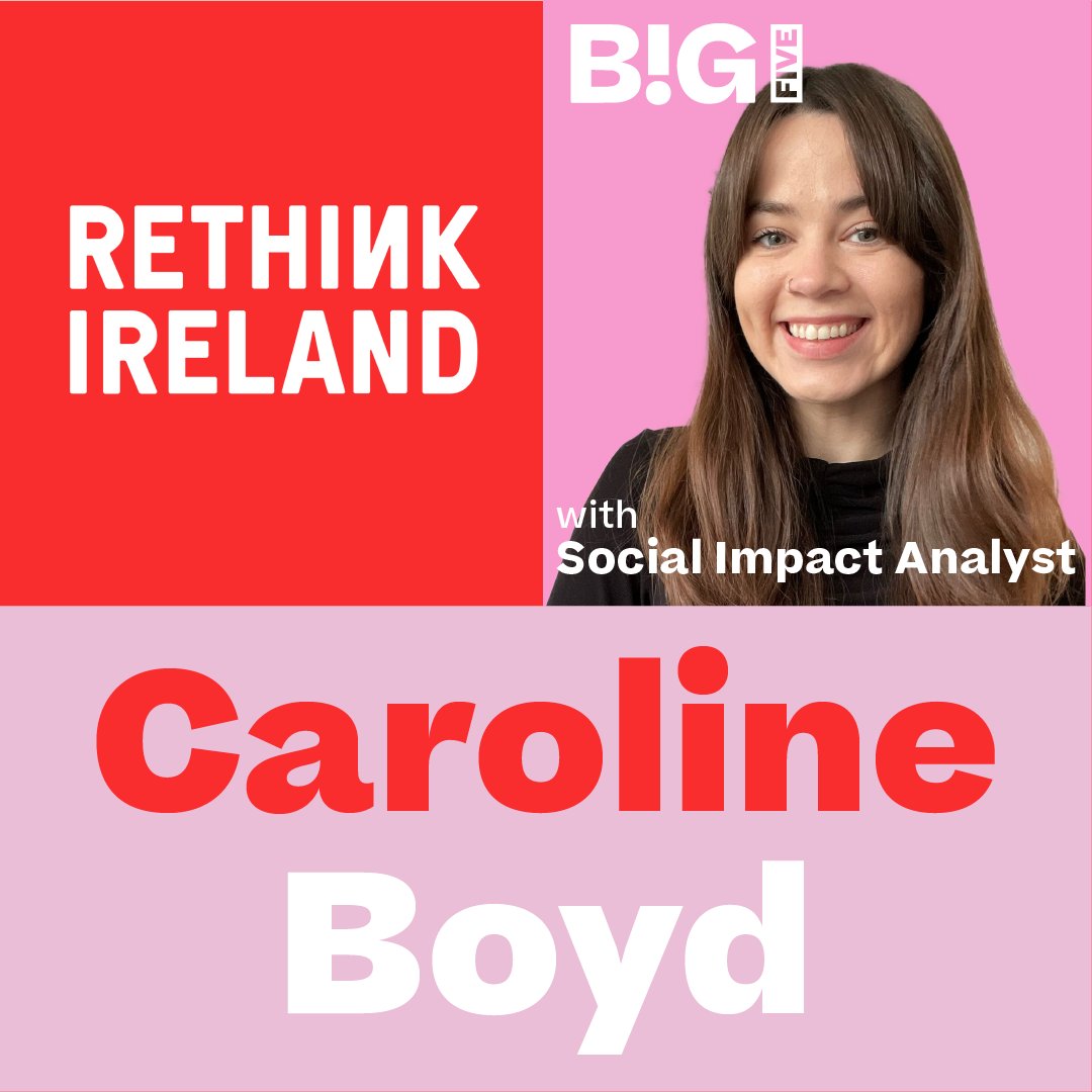 Who's ready to kickstart their week with The B!G 5!👀 This week we have Caroline Boyd from @Rethink_Ireland joining @kimmacdoy🤩 See you at 11AM on Insta LIVE this MONDAY for all the fun🎥