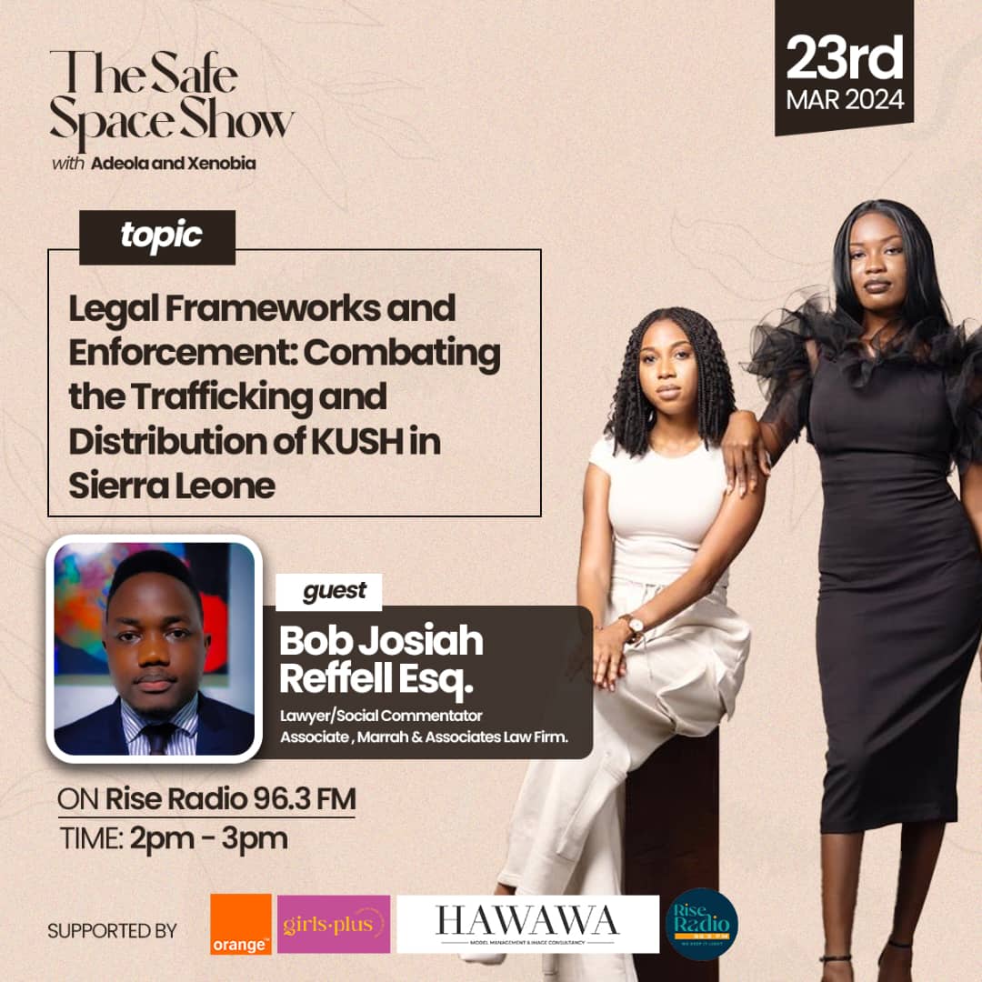 Join us on the #SafeSpace to learn about the efforts, challenges, and strategies in addressing this pressing issue.
@asmaakjames @mariamajbah9
#CombatTrafficking #StopKushDistribution #riseradiosl