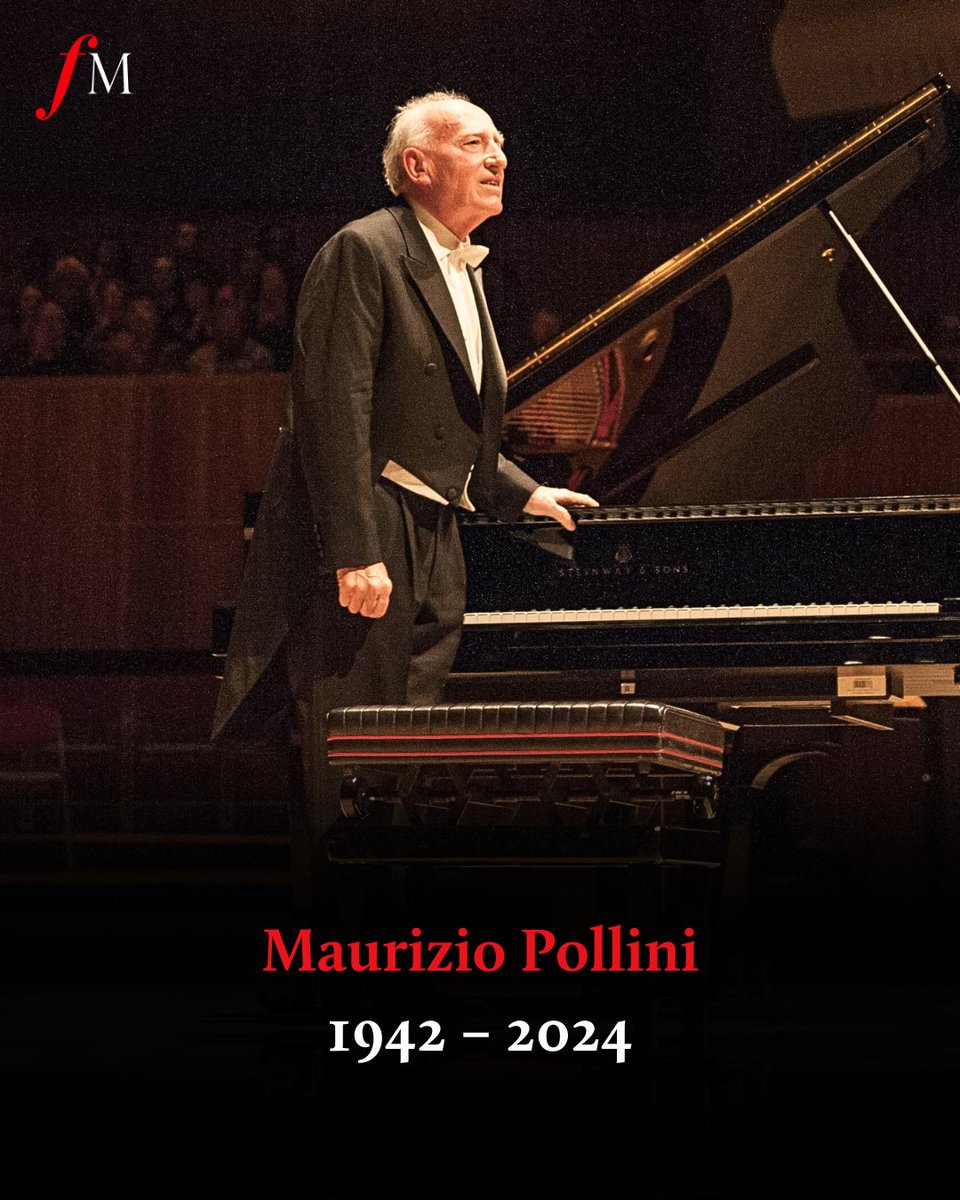 Farewell to a great pianist. Celebrated Italian virtuoso Maurizio Pollini has died, aged 82.