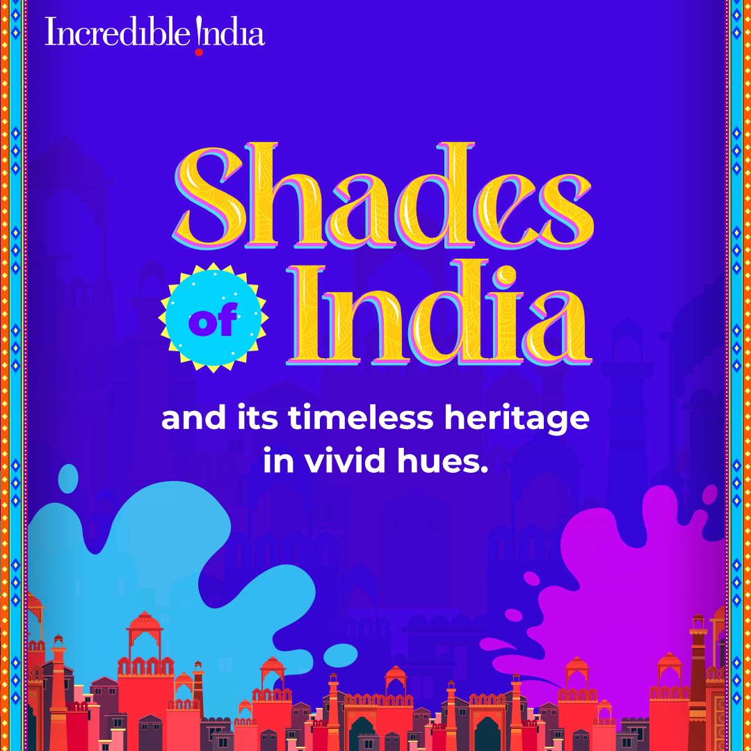 Celebrate this #Holi by exploring India's diverse #ShadesOfIndia, from every corner and dimension. Name an underrated Indian #heritage site that boasts a unique colour. Click the link to explore bit.ly/43ob8fi #visitindia #myincredibleindia #incredibleindia…