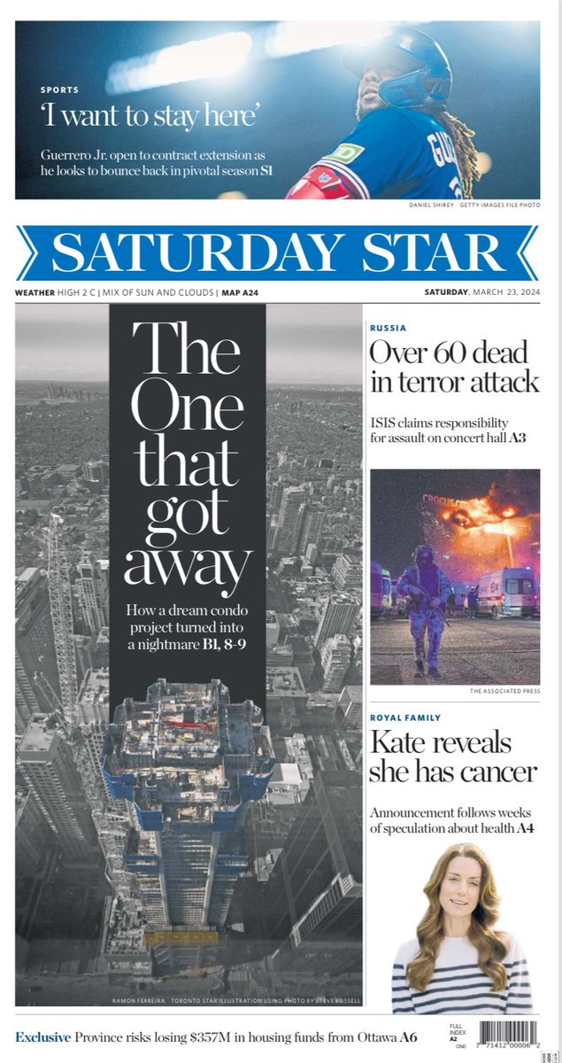 On the cover of today’s Saturday Star: the inside details of how Toronto’s most talked-about condo project came undone. Illustration by Ramon Ferreira, photo by @SteveRussell and story by me 🏗️ via @TorontoStar thestar.com/business/how-t…